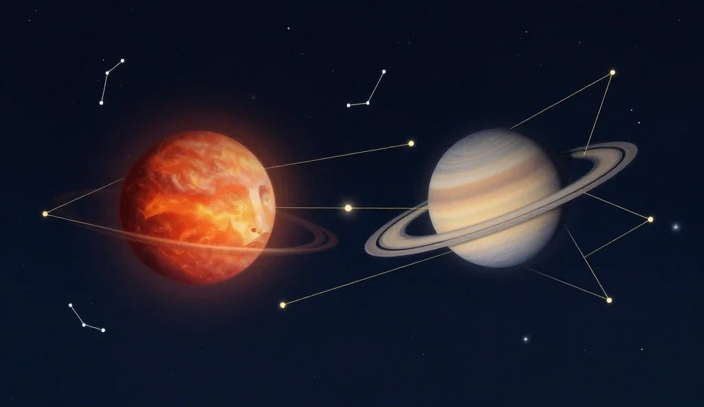 mars square saturn composite
